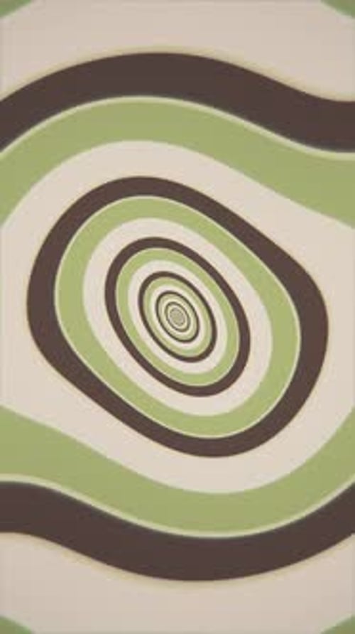 Retro Wavy Spiral Hypnotic Vertical Background Loop