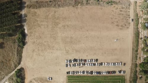 Aerial video over Corn Maze Israel