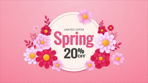Spring Sale 20% Has Started 4K