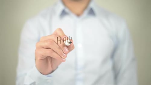 Writing Have a Nice Weekend Message