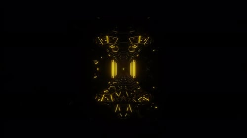 Pulsating Neon Shapes Create a Mesmerizing VJ Loop Backdrop