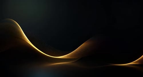 Black luxury corporate background with golden lines