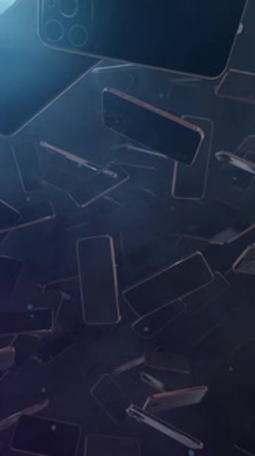 Futuristic Floating Smartphone Product Display Animation