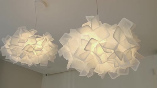 Unique Hanging Lamps with Modern Geometric Design