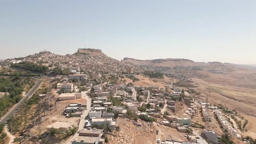 Mardin City Buildings And Hilltop Fortress