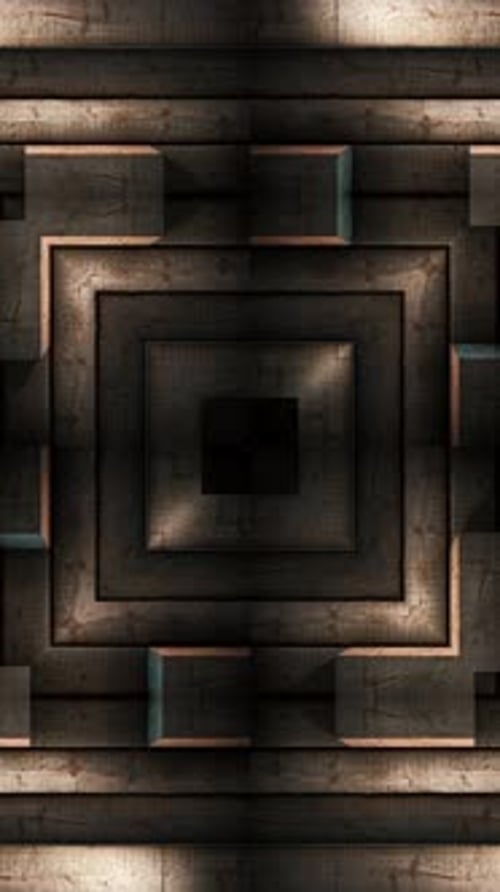 Kompliziertes Holz-Puzzle-Muster 06