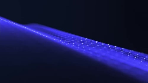 Abstract Digital Lines Flowing Data Network Background