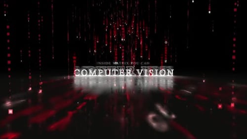 Futuristic Digital Code Text Reveal Opener