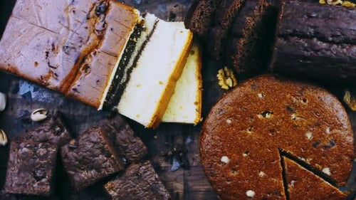 Delectable Variety of Baked Goods and Pastries