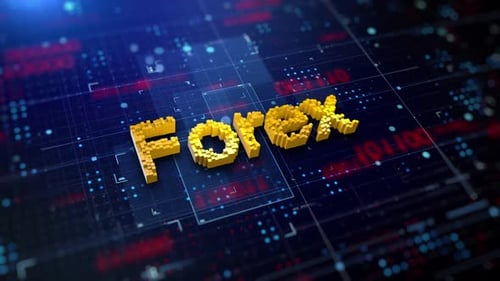 Pixeliertes Wort Forex