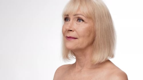 Senior Woman Looking Off to the Side