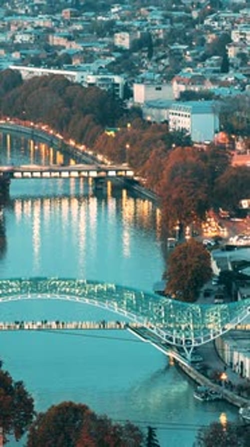 Tbilisi Georgia Top View Of