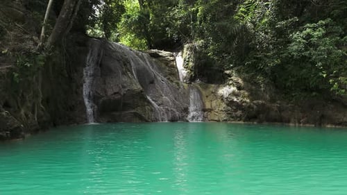 Ingkumhan Falls in Bohol, Philippines