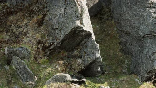 Close Up of Rocky Stones Formation