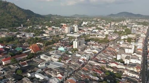Phuket Old Town Aerial