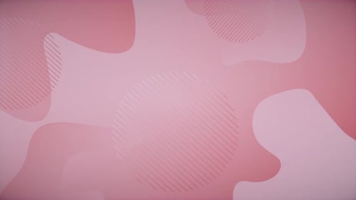 Abstract Fluid Pink Shapes Seamless Loop Background