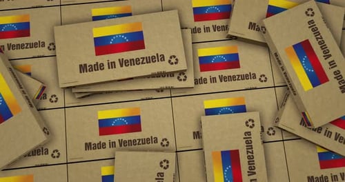 Made in Venezuela box pack production