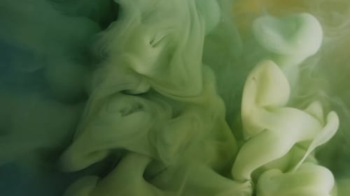Nuage de peinture liquide Spreading Smog Abstract Flow