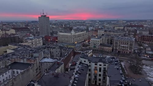 Lodz Piotrkowska Street Poland Europe