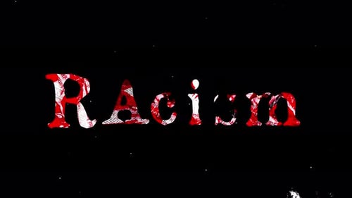 Grungy Racism Text Reveal Animation