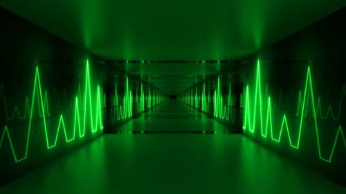 Bucle de fondo de túnel abstracto