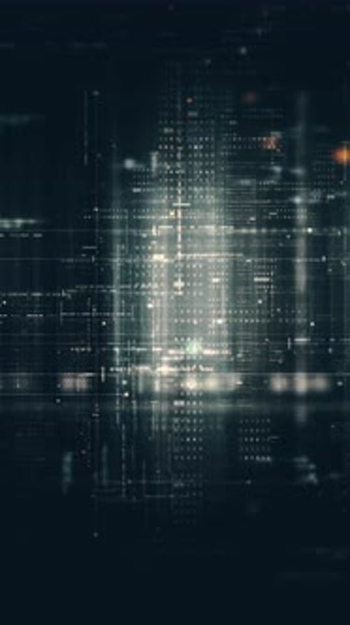 Futuristic Data Matrix Simulation Background 14