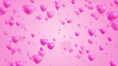 Valentine Love Particle Romantic 4k Background Loop