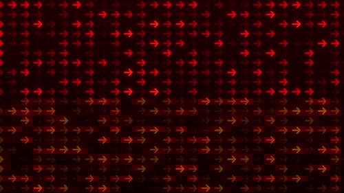 HD Seamless Red Arrow Motion – Glowing Digital Arrow Pattern Loop