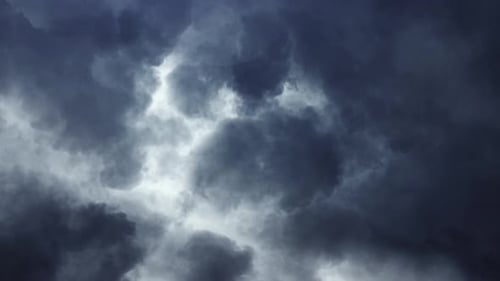 Dramatic Storm Clouds Moving Across the Sky
