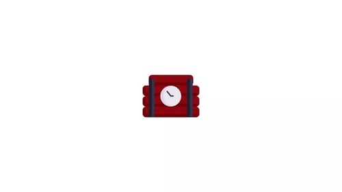 Time Bomb Icon Animation