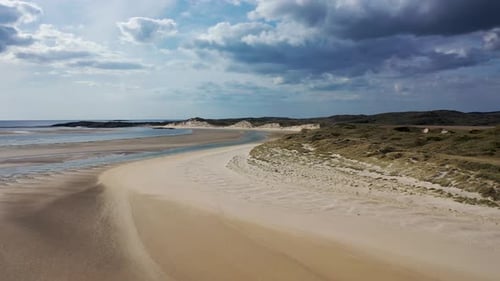 Amazing Dunes at Sheskinmore Bay Between Ardara and Portnoo in Donegal Ireland