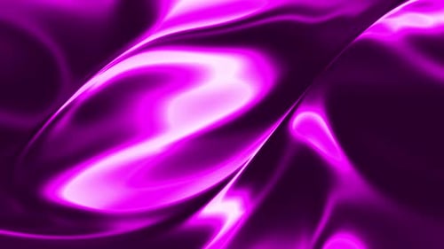 Glowing Magenta and Purple Fluid Abstract Motion Background Loop