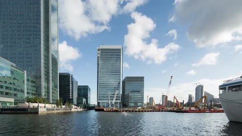 Canary Wharf Towers in London