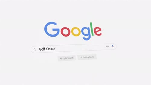 Búsqueda en Google de Golf Score