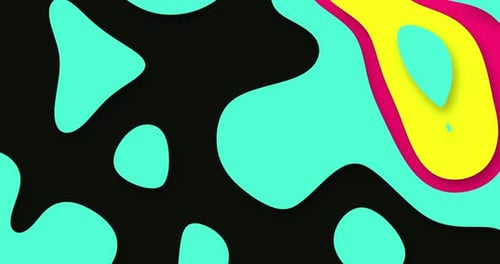 Oil Lamp Trendy Abstract Wavy Background Psychedelic Animated Background Resolution Animation Modern