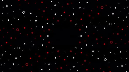 Nano Collection: Animated loop transition element of a yellow and green color stream of lights movin