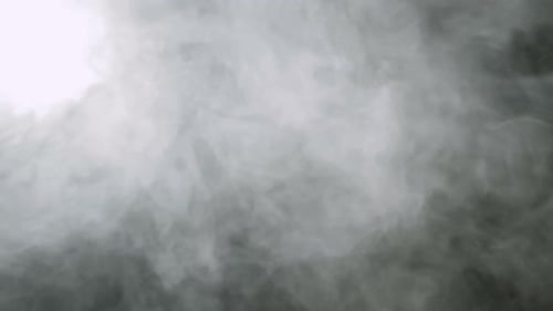 Atmospheric Thick Gray Smoke Effect For Visual Effects