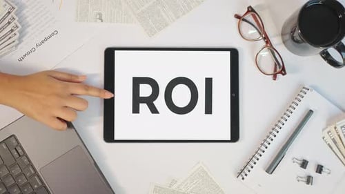 ROI DISPLAYING ON A TABLET SCREEN