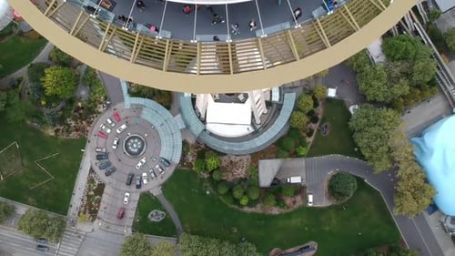 Seattle Skyline Aerial View