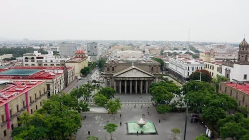 Cathedral y Degollado Theatre 1