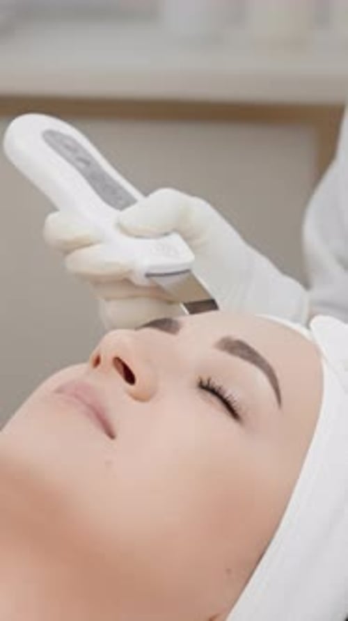 Facial Treatment at a Spa for Woman's Skin