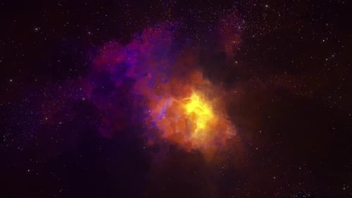 Abstraktion zum Thema des kosmischen Nebels und der Geburt neuer Universen