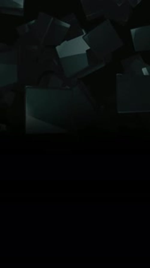 Vertical Video - Dark Minimalist Abstract Geometric Background