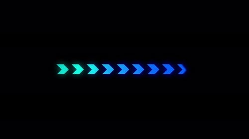 Animated Flowing Chevron Arrows Loop Background