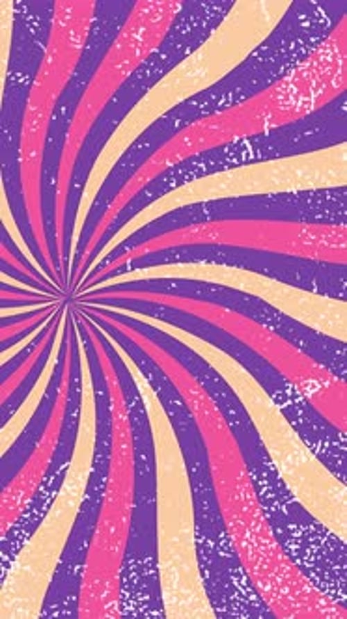 Old Poster Style Retro Spiral Background