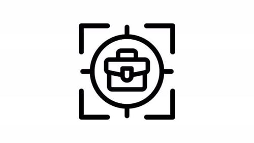target line icon animation