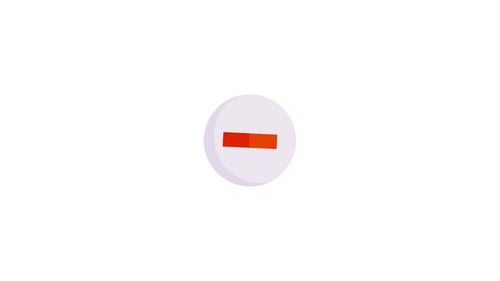 Minus Circle Icon Animation
