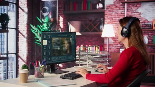 Engenheiro de TI na Mesa Gerando Algoritmo de Código com Chat Alimentado por IA