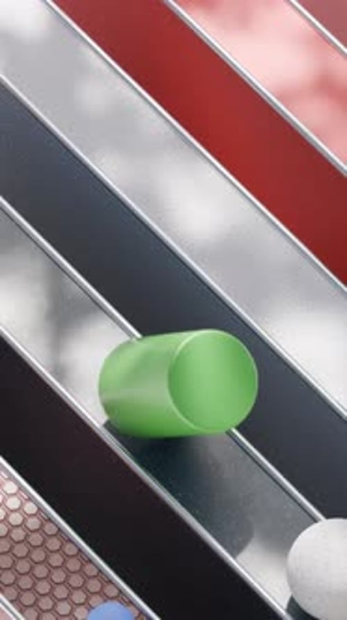 Looping Cilynder 3D Satisfying Animation