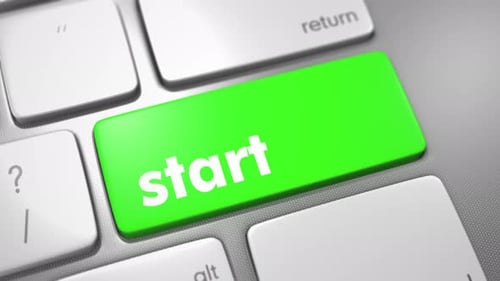 Starttaste auf der Computertastatur